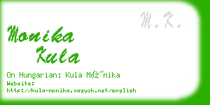 monika kula business card